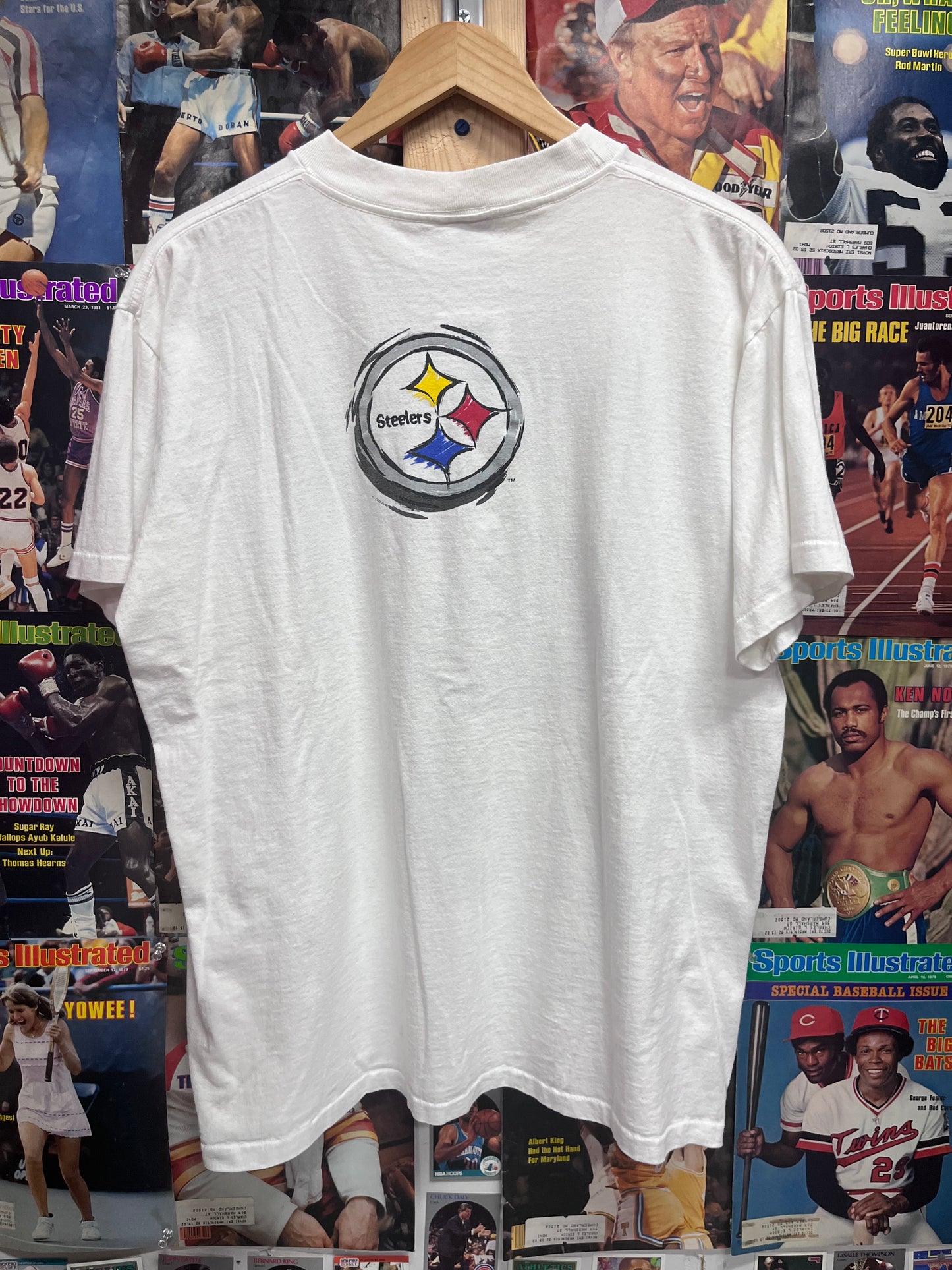 Vintage 90s APEX Pittsburgh Steelers tee