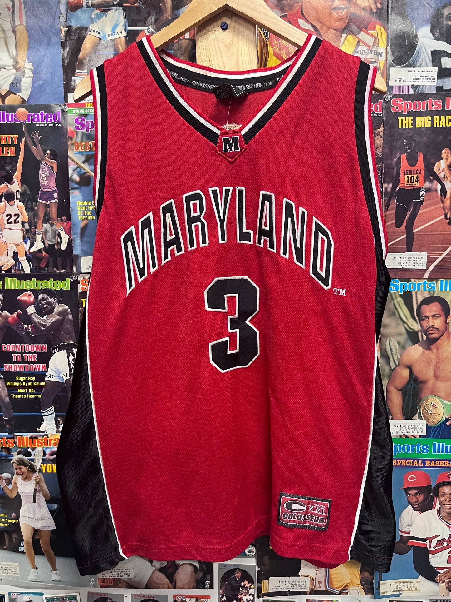 Vintage 2000s Maryland Terrapins Colosseum Juan Dixon jersey