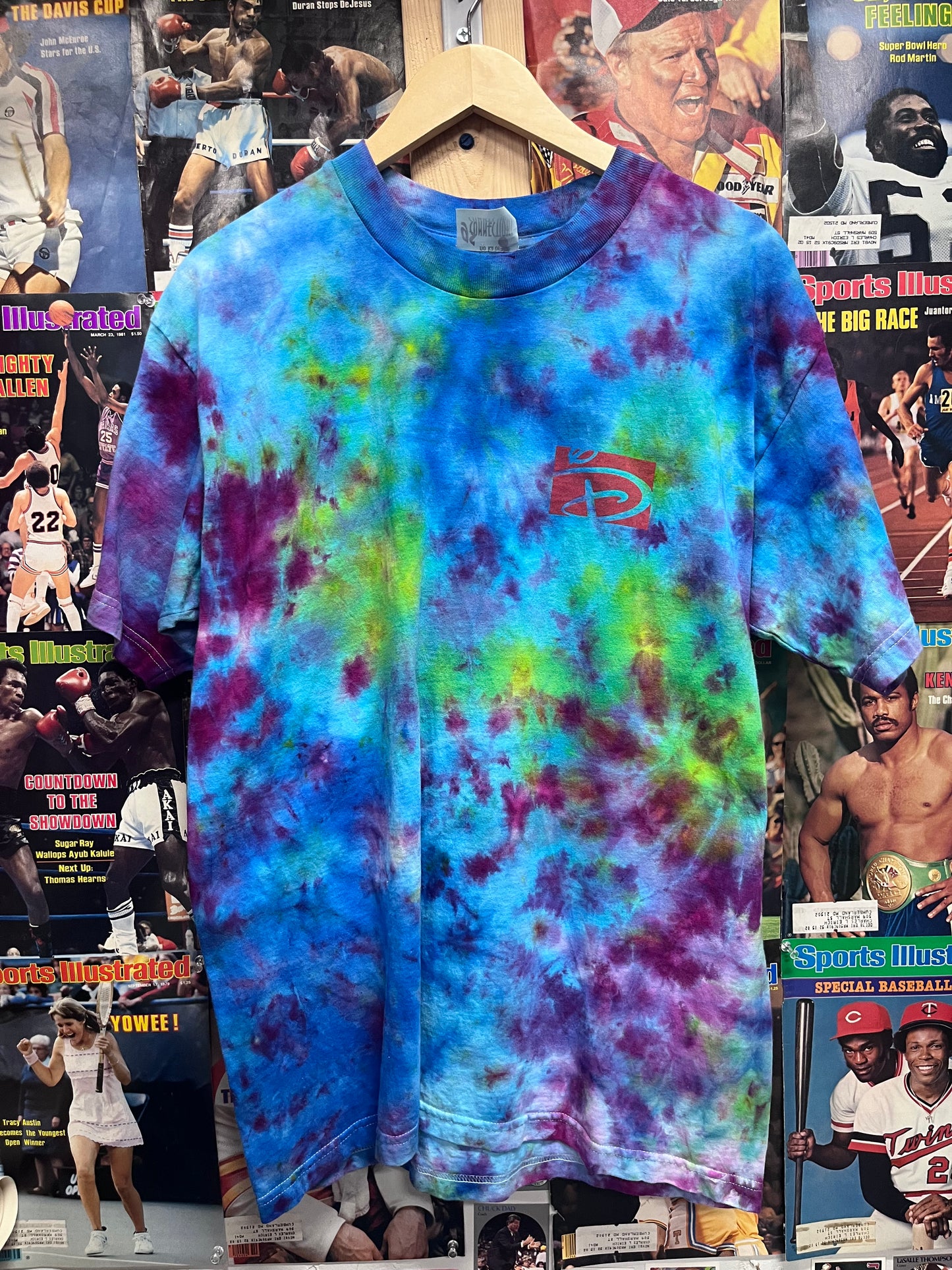 Vintage 90s Disney Interactive tie dye tee