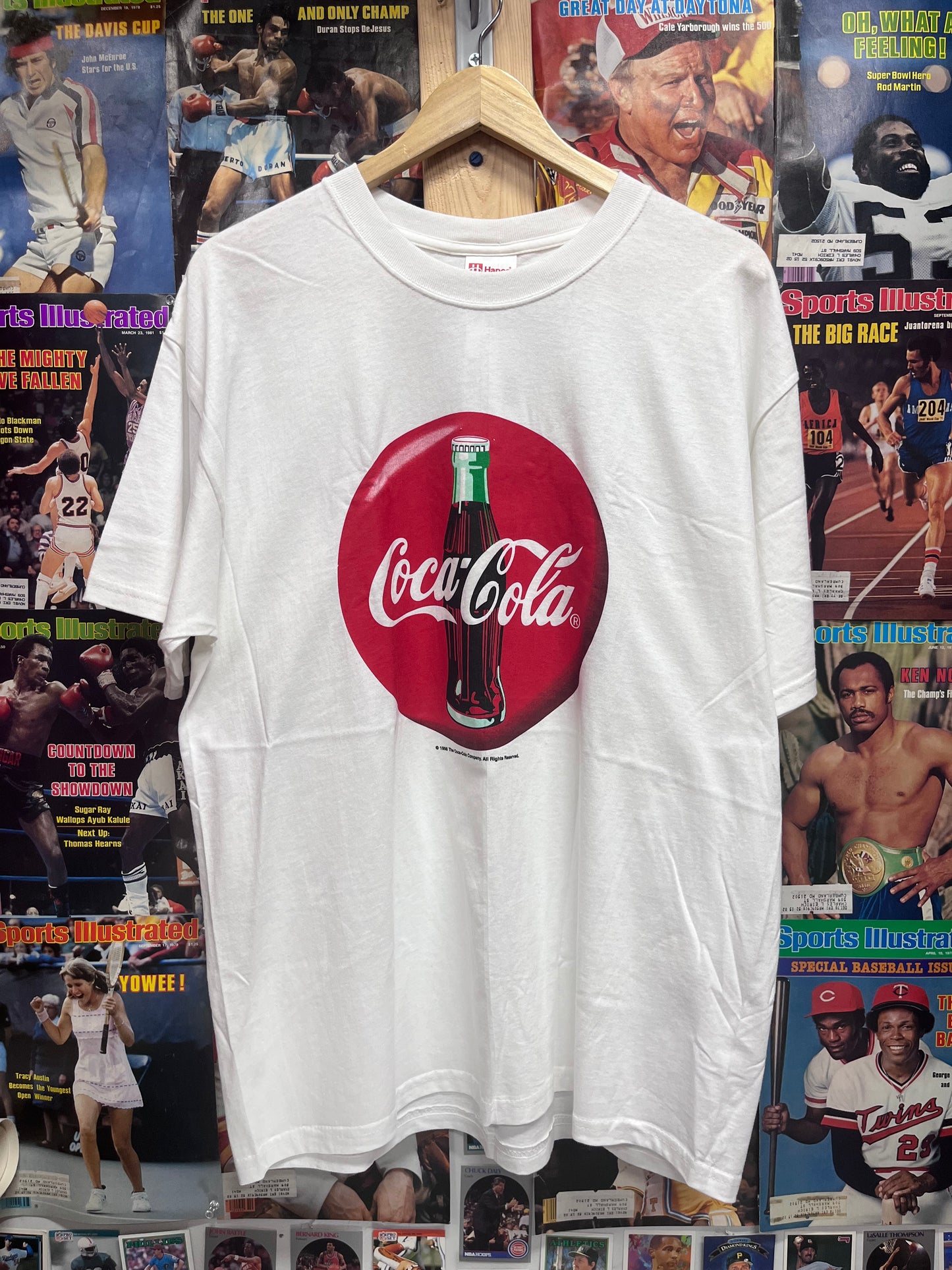 Vintage 1998 Coca-Cola logo tee