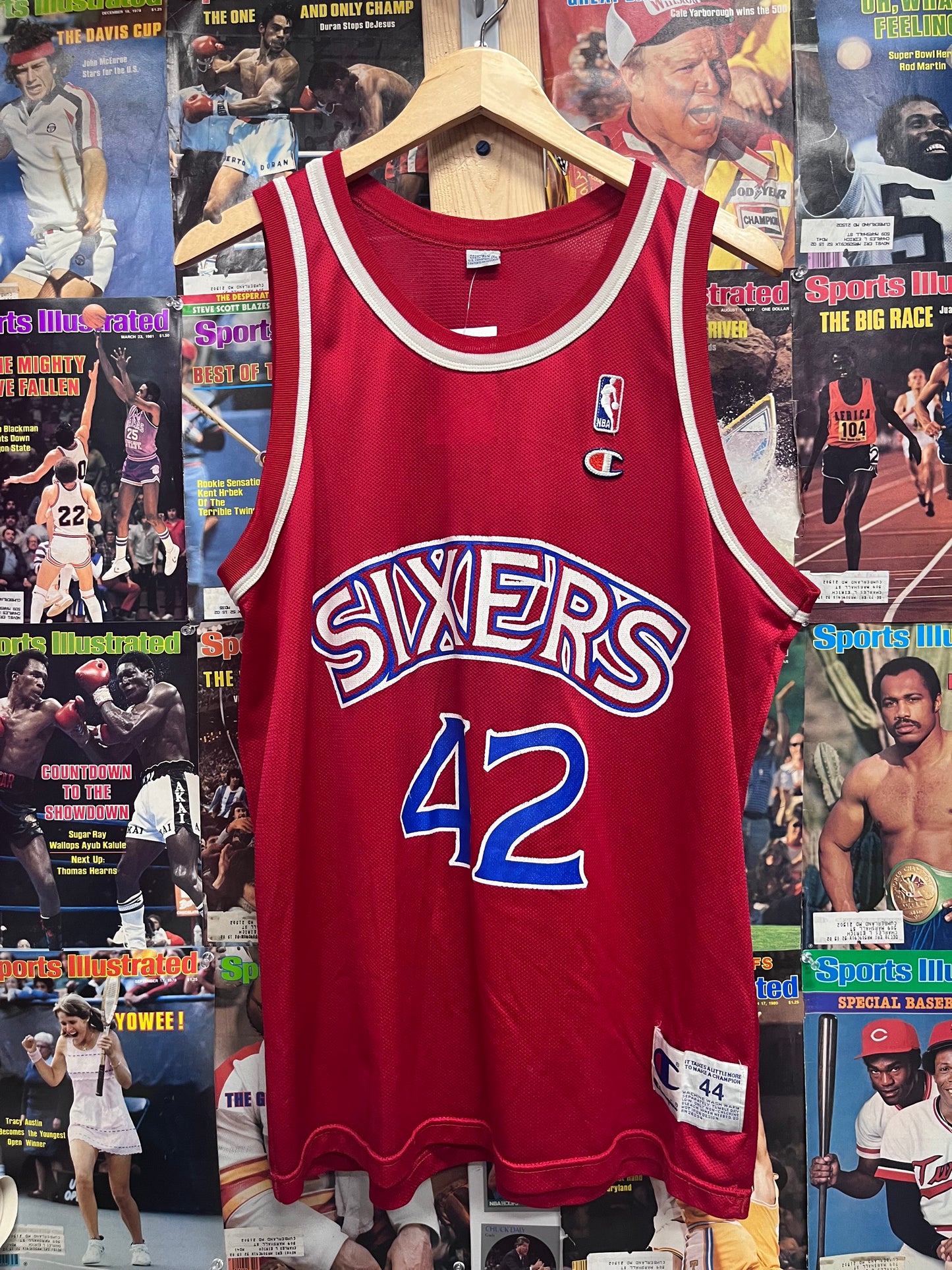 Vintage 90s Champion Philadelphia 76ers ‘Jerry Stackhouse’ jersey