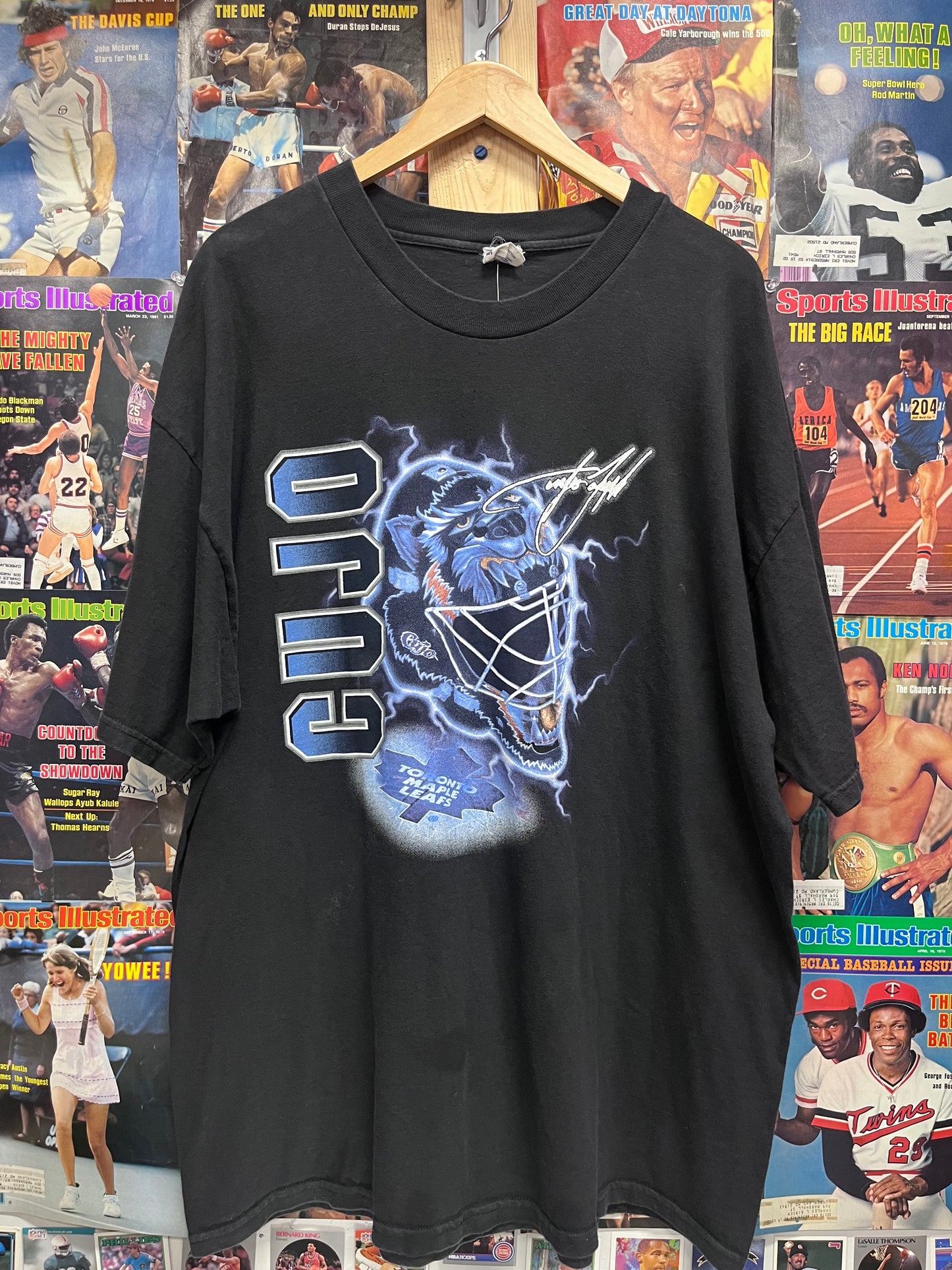 Vintage 90s Starter Toronto Maple Leafs ‘Cujo’ player tee