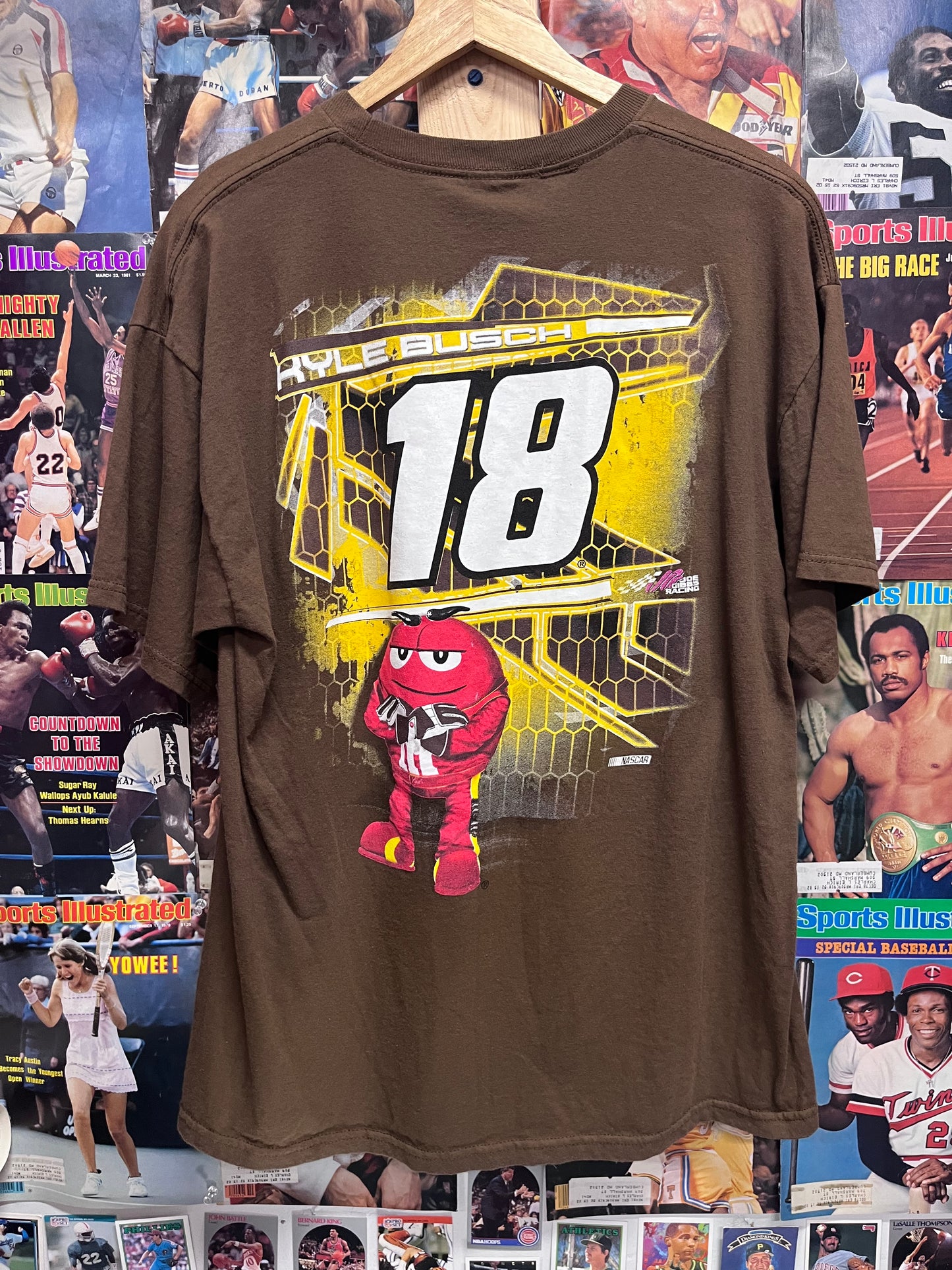 Vintage 2000s Kyle Busch M&M NASCAR tee