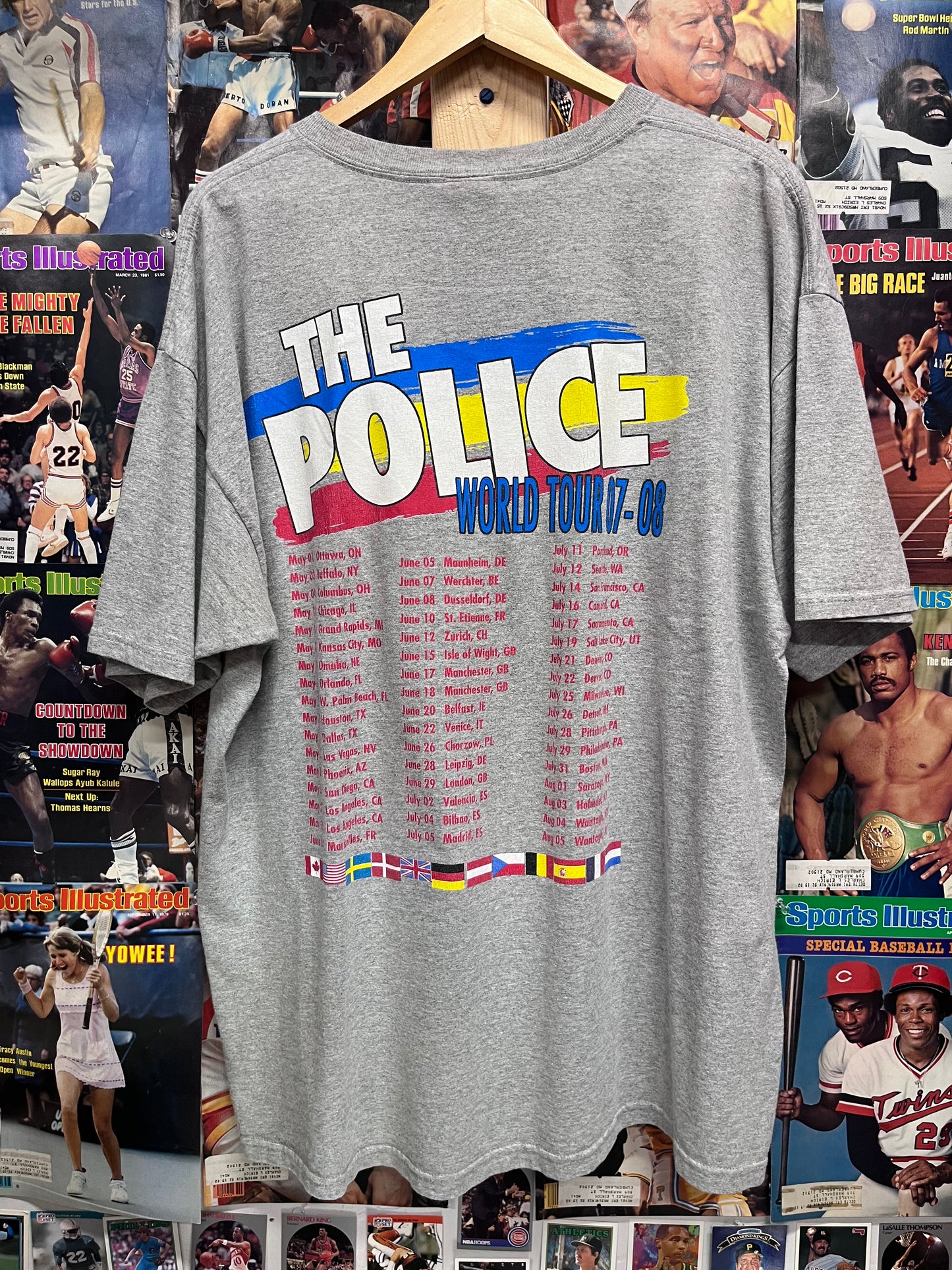 Vintage 2007 The Police tour tee