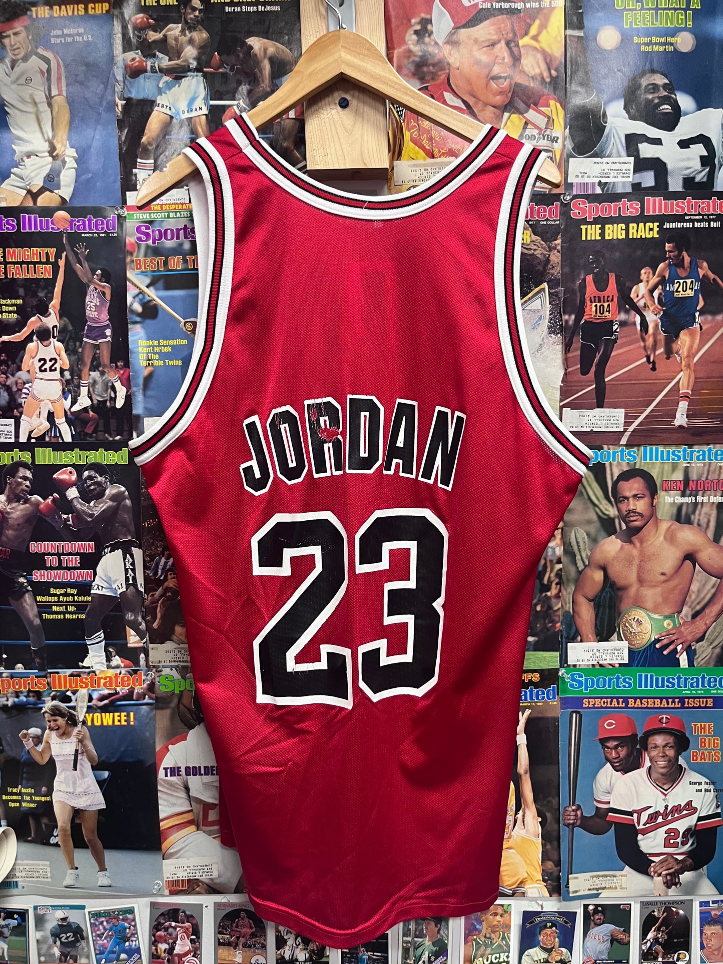 Vintage 90s Champion Chicago Bulls Michael Jordan jersey