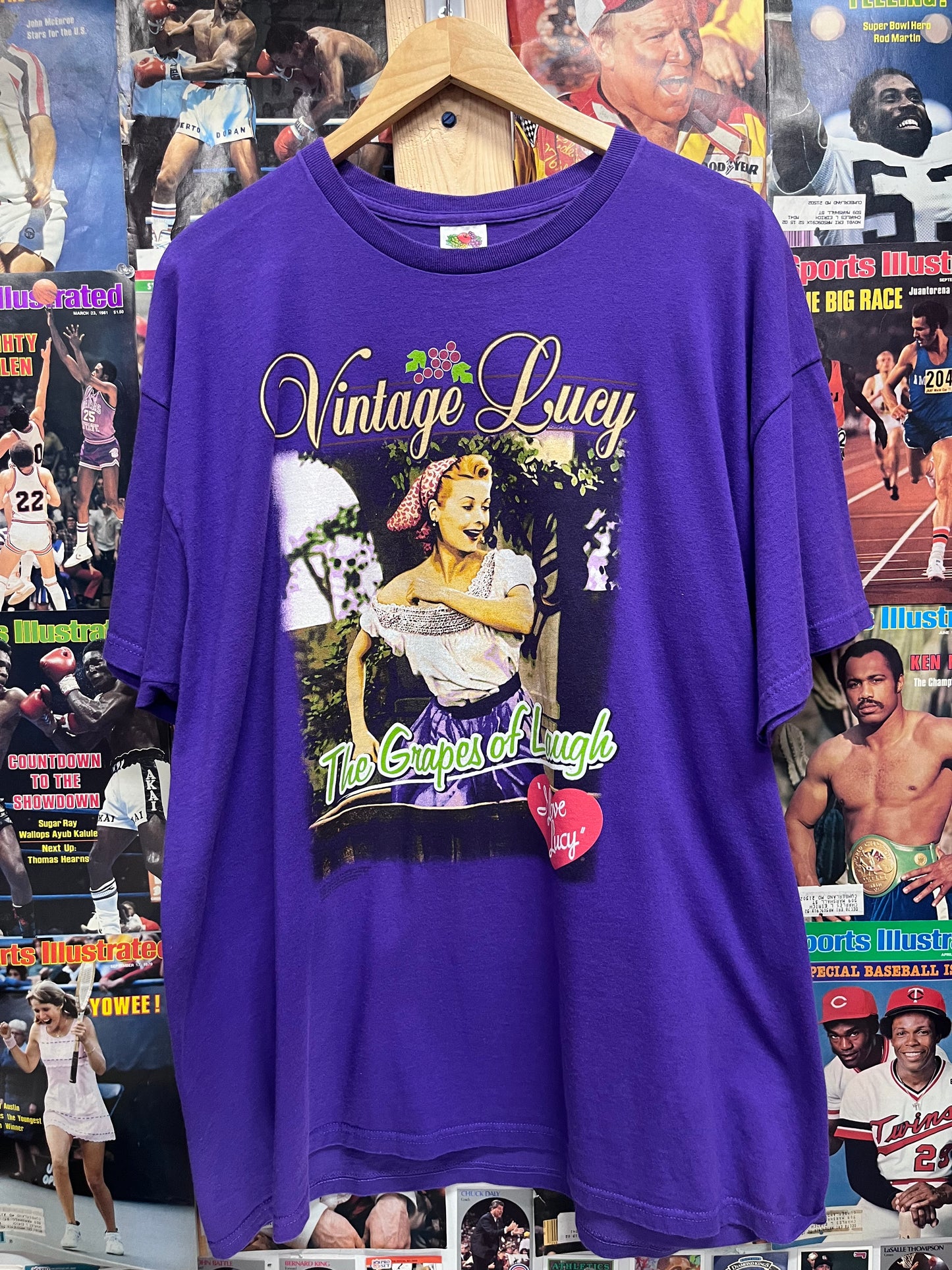 Vintage 90s I love Lucy ‘Grapes of Laugh’ tee