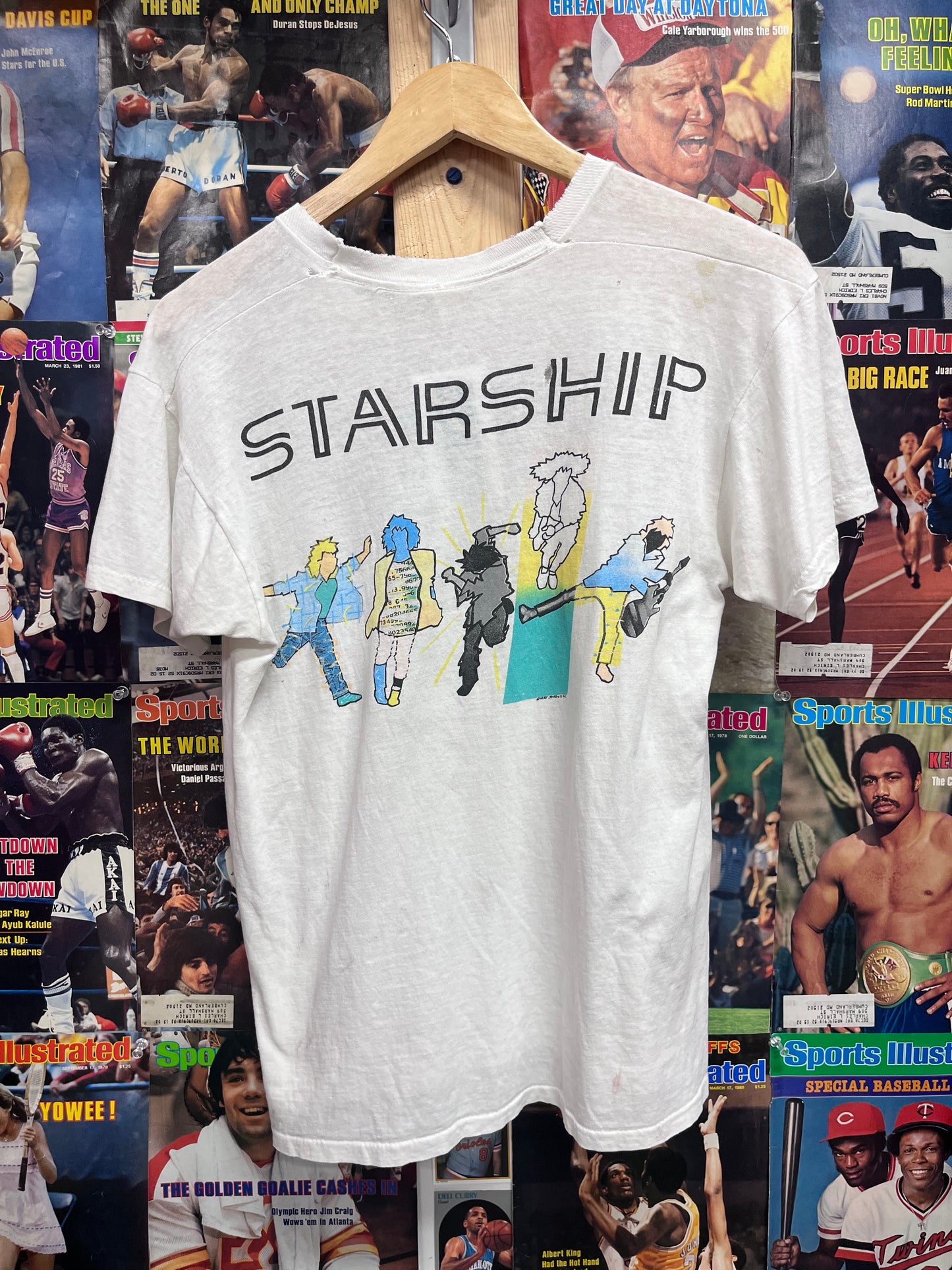 Vintage 80s Starship tour tee