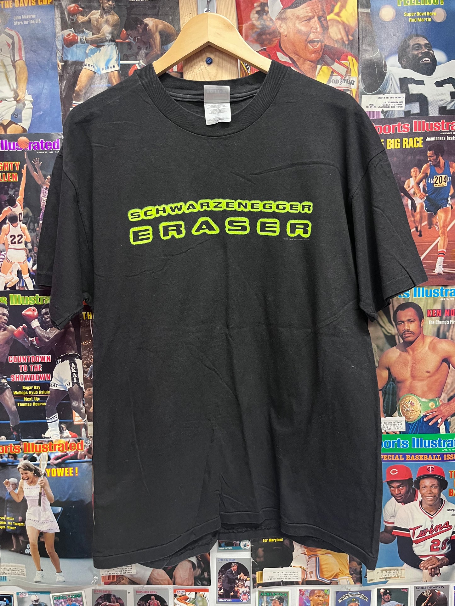 Vintage 90s Arnold Schwarzenegger ‘Eraser’ movie promo tee