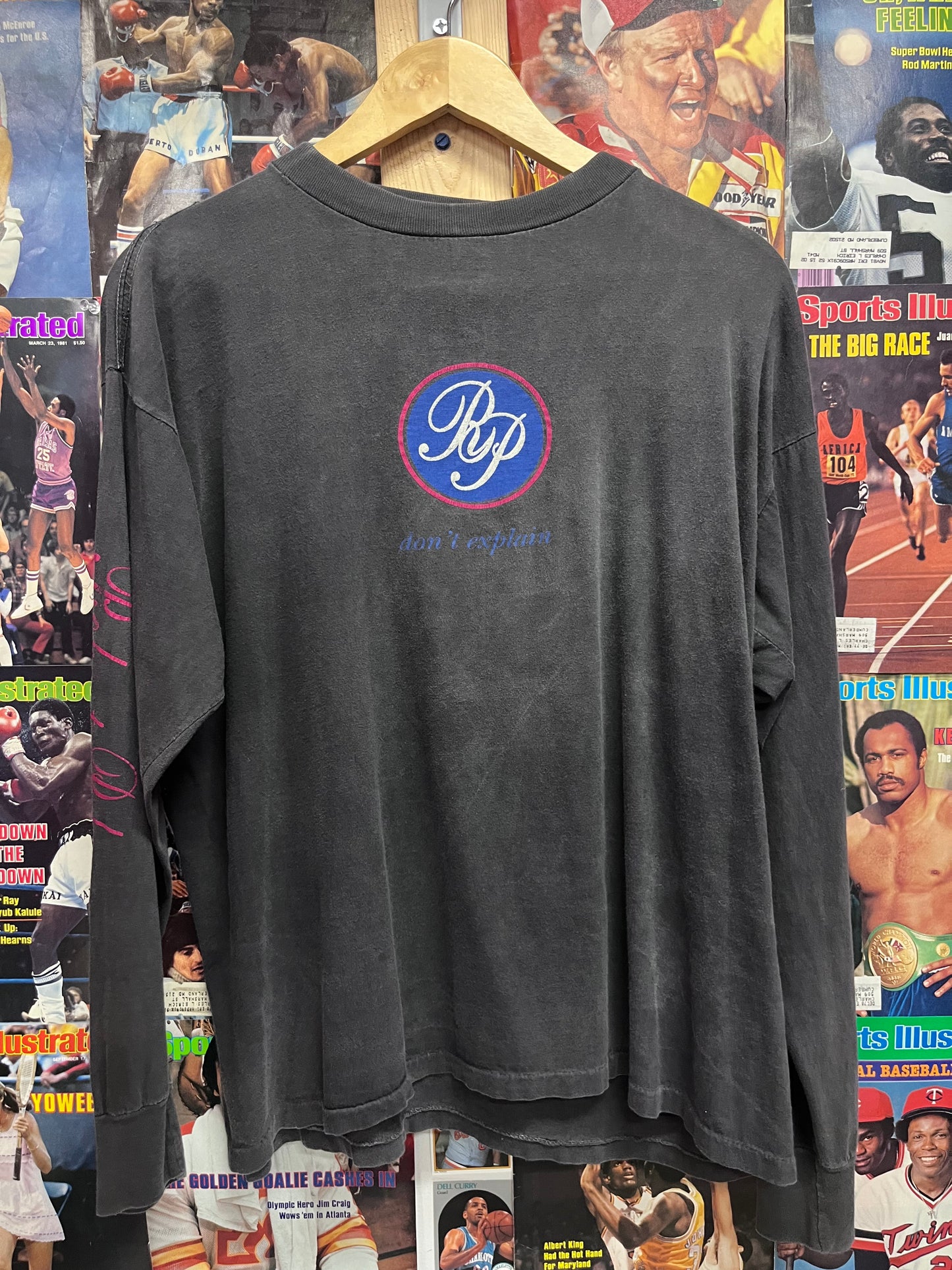 Vintage 80s Robert Palmer long sleeve tour tee