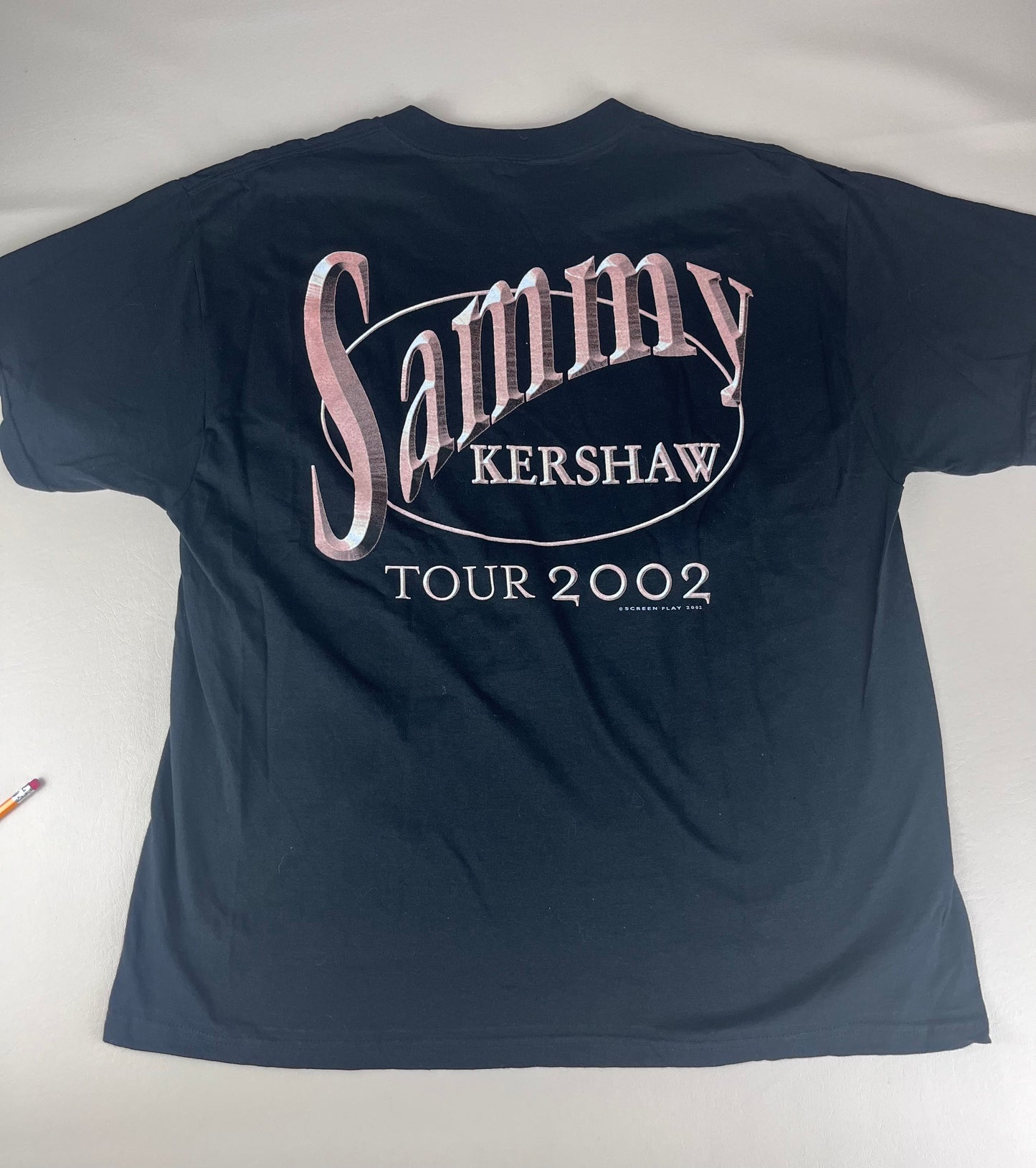 Vintage 2002 Sammy Kershaw tour tee