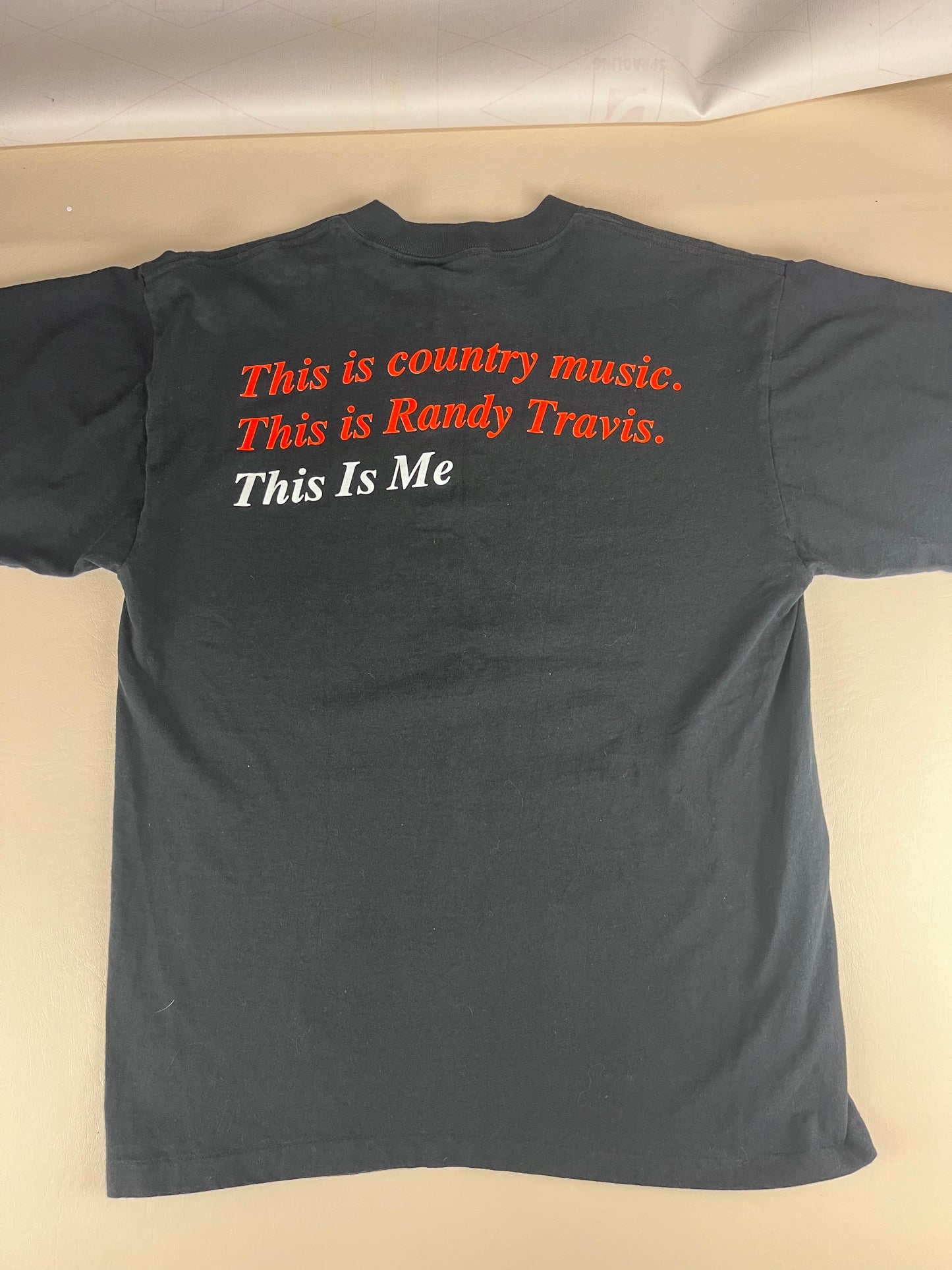 Vintage 1994 Randy Travis country music tour tee