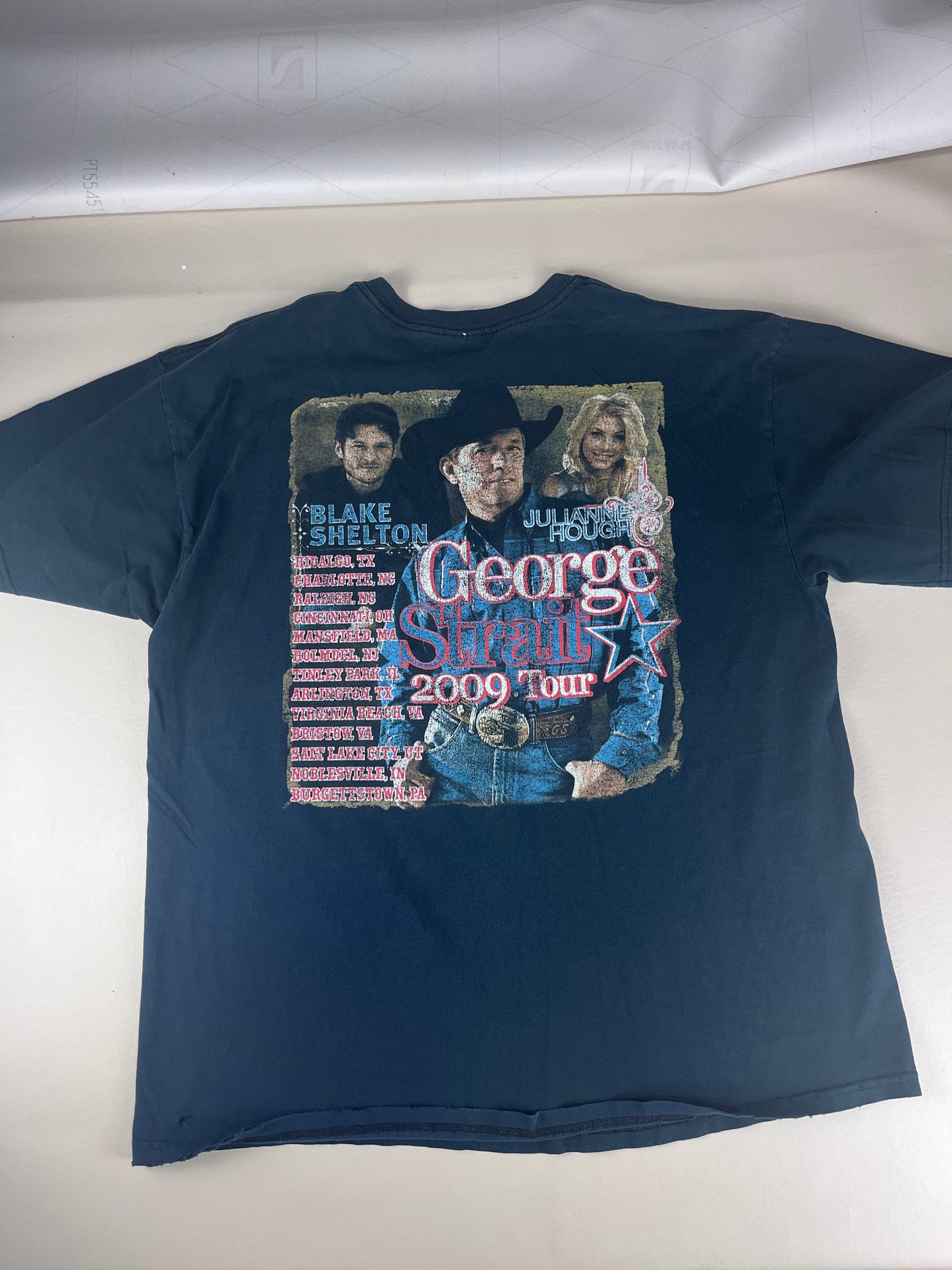 Vintage 2009 George Strait tour tee