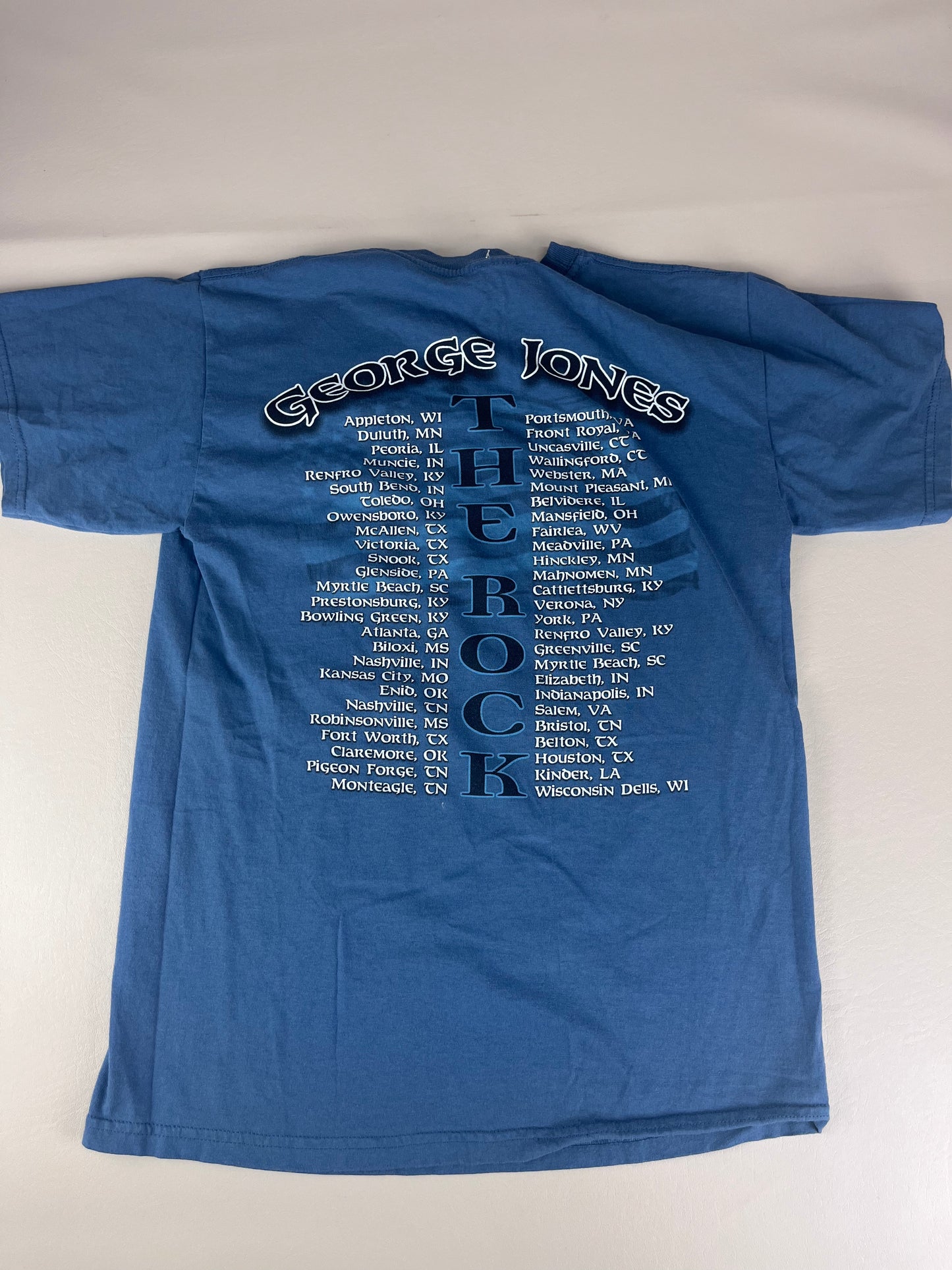 Vintage 2002 George Jones tour tee