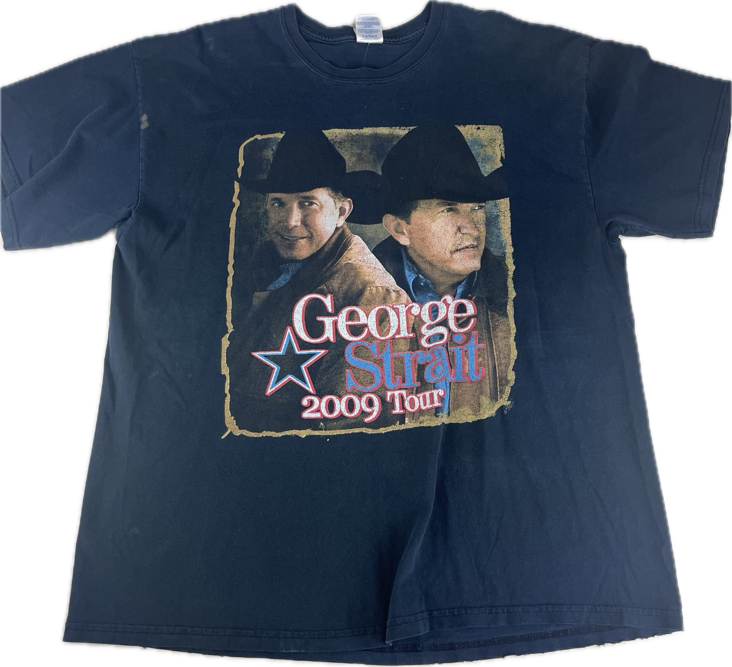 Vintage 2009 George Strait tour tee