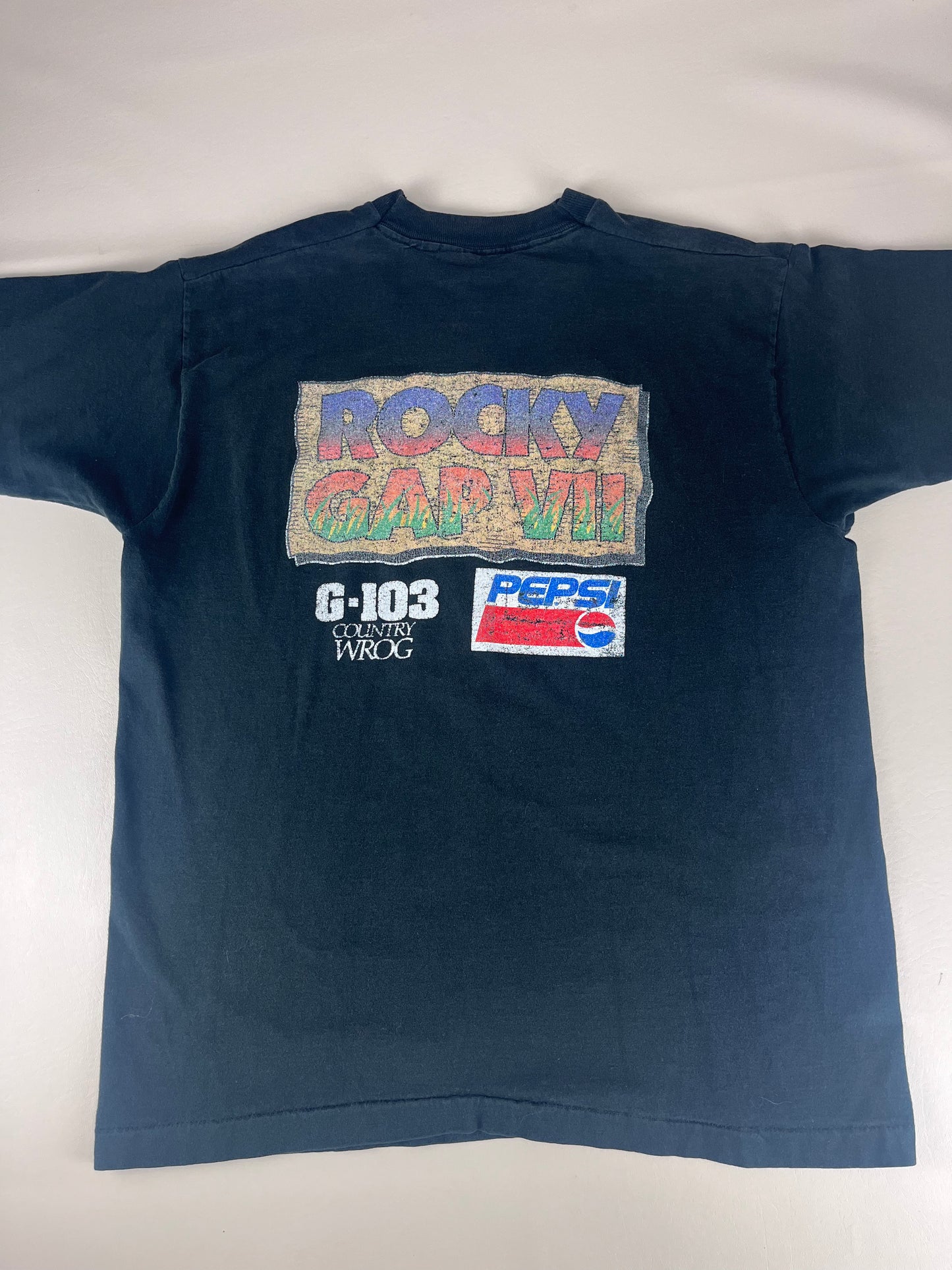 Vintage 90s Rocky Gap Country Music festival tee