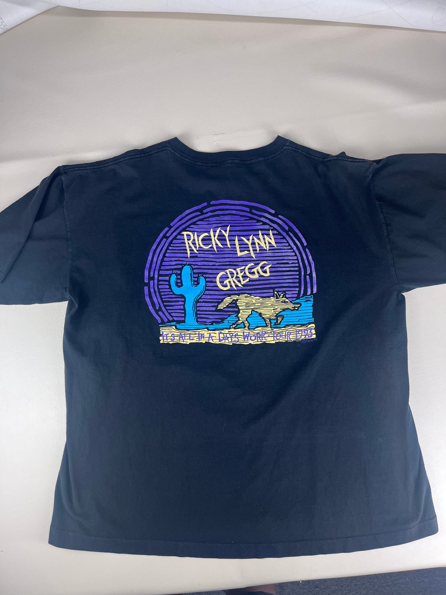 Vintage Ricky Lynn Gregg country music tee