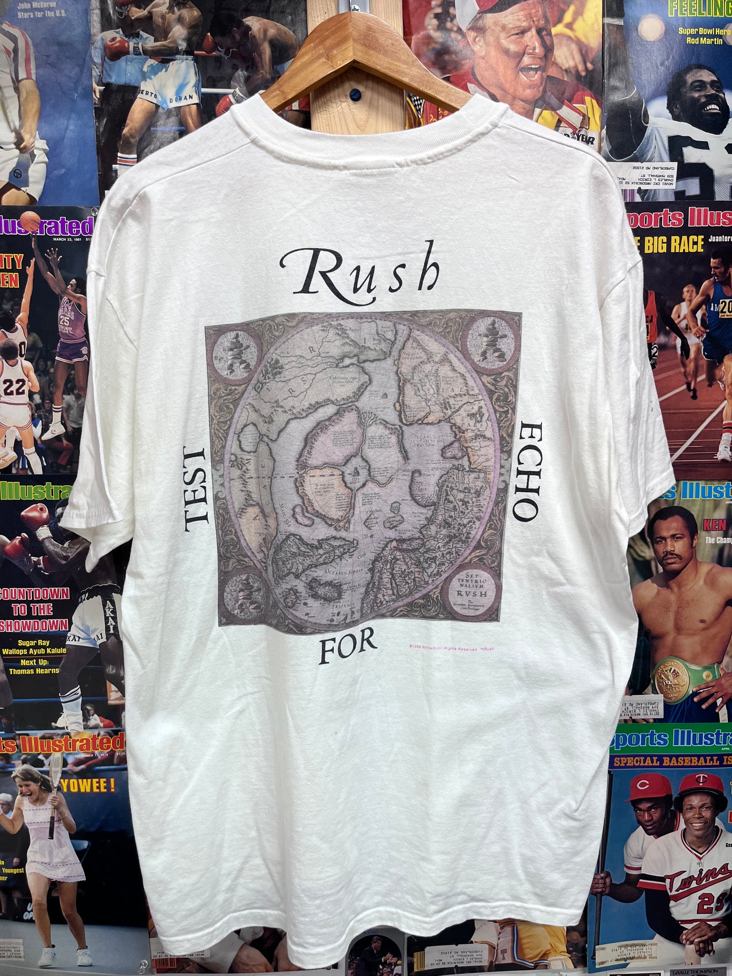 Vintage 1996 RUSH ‘test for echo’ tour tee