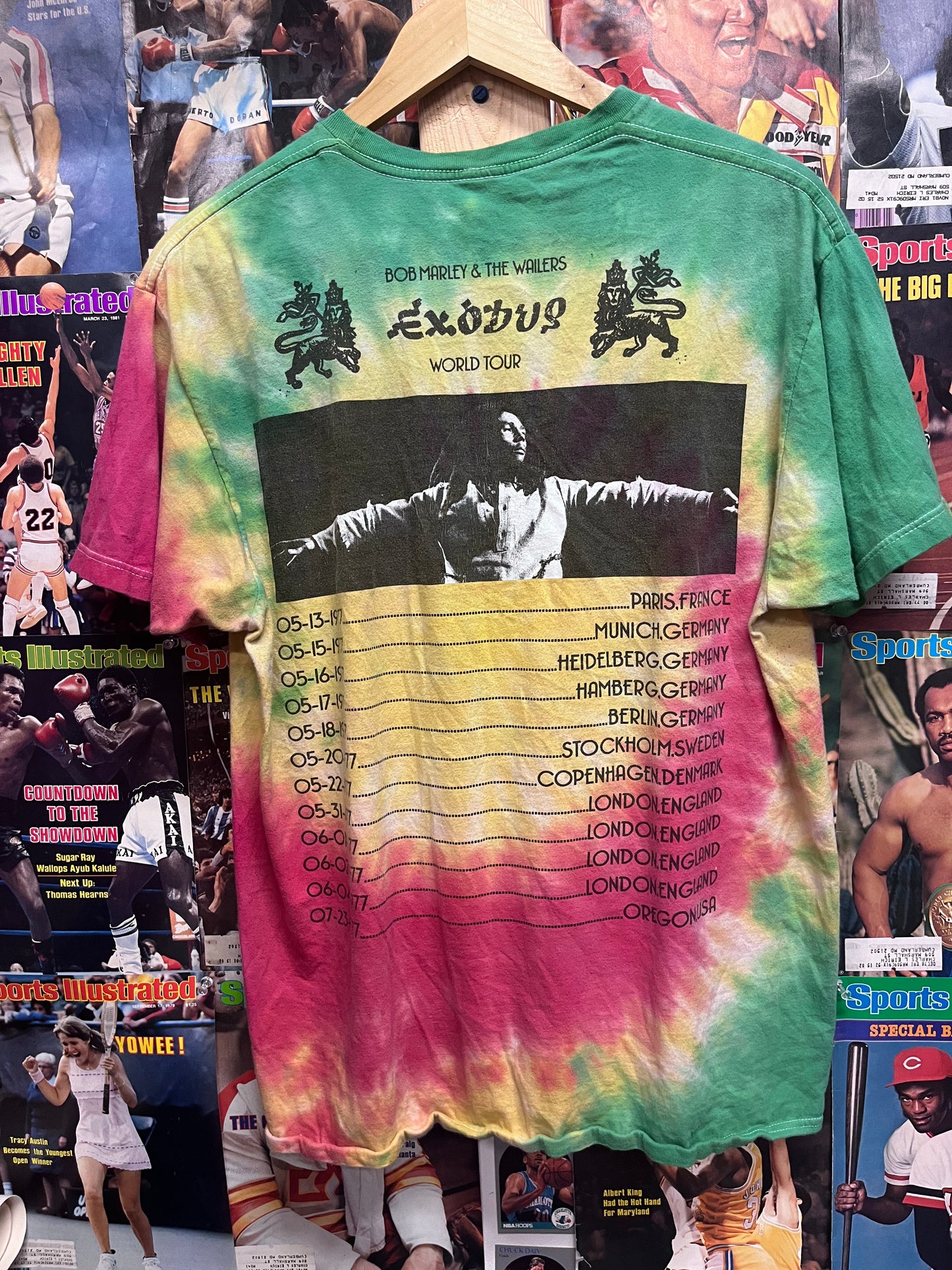 Zion Bob Marley ‘Expdus’ tie dye tee