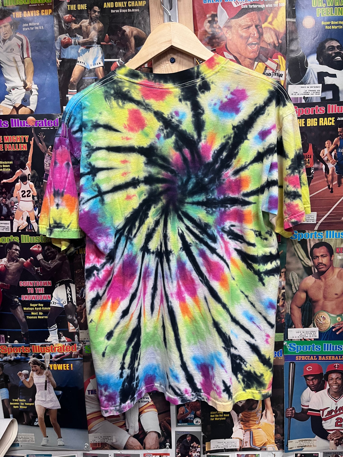 Vintage 90s ‘Teachers’ tie dye tee