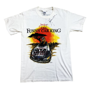John Force Funny Car King Welcome to theJungle Autographed T-Shirt