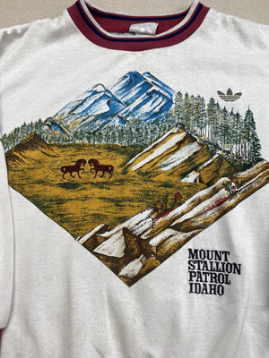 Mount Stallion Patrol Idaho Crew Neck Sweatshirt