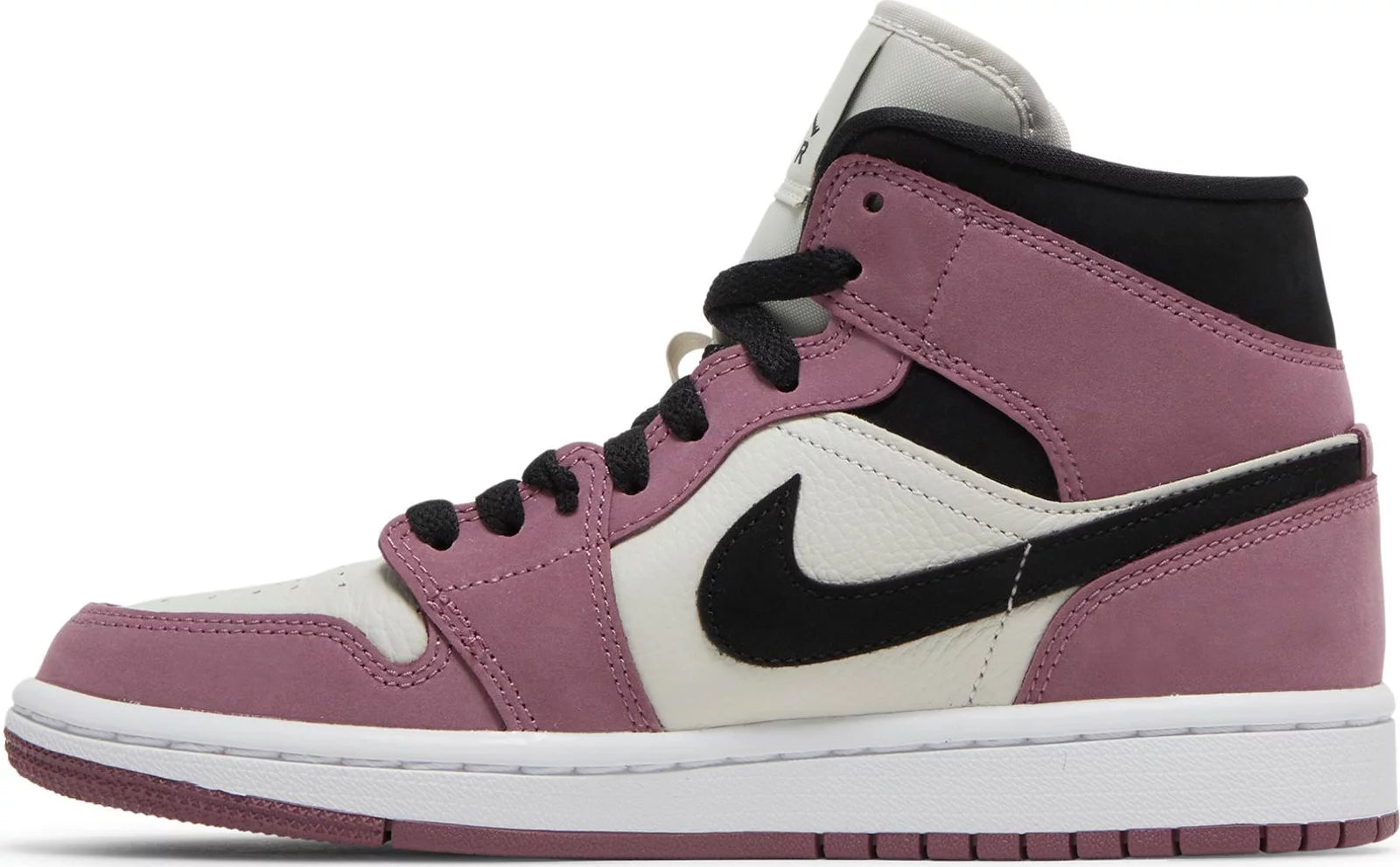 WMNS Air Jordan 1 Mid Berry Pink - The Joint on Pine