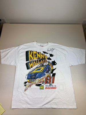 Kenny Wallace Supercharged Double Sided Nascar T-Shirt