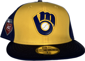 New Era Milwaukee Brewers 2018 Spring Training Yellow Fitted